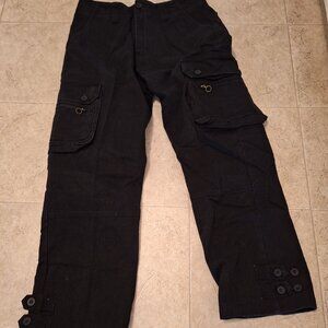 Bleubolt Jeans Black Combat Pants